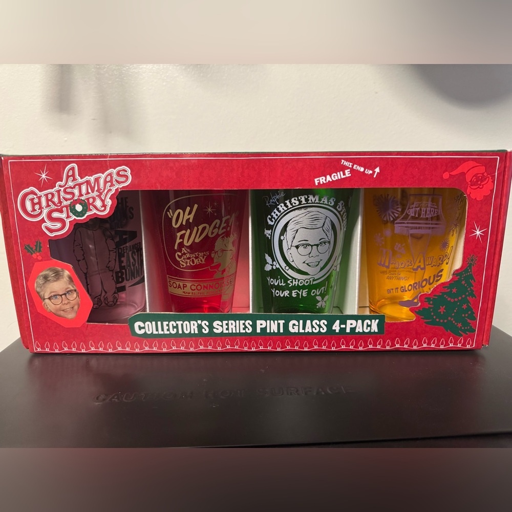 “A Christmas Story” Collector's Series Pint Glass 4-Pack